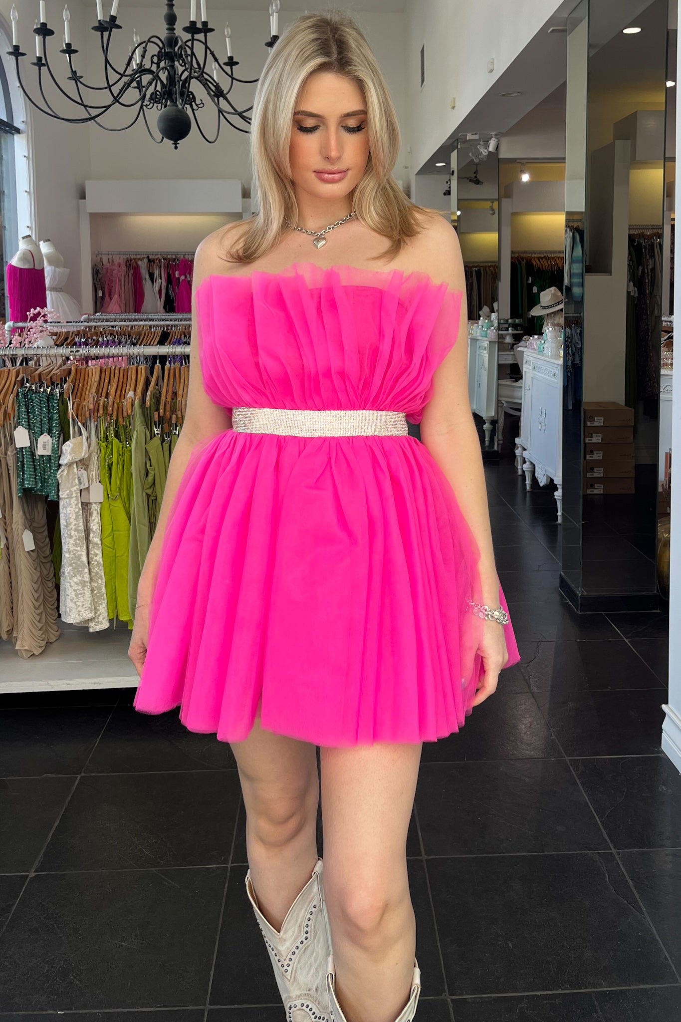 Bachelorette Dress-Hot Pink