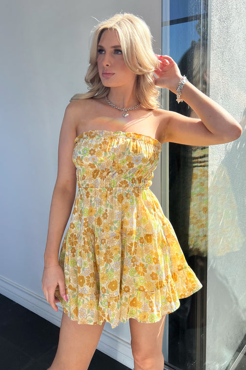 Montana Fields Dress-Sunflower
