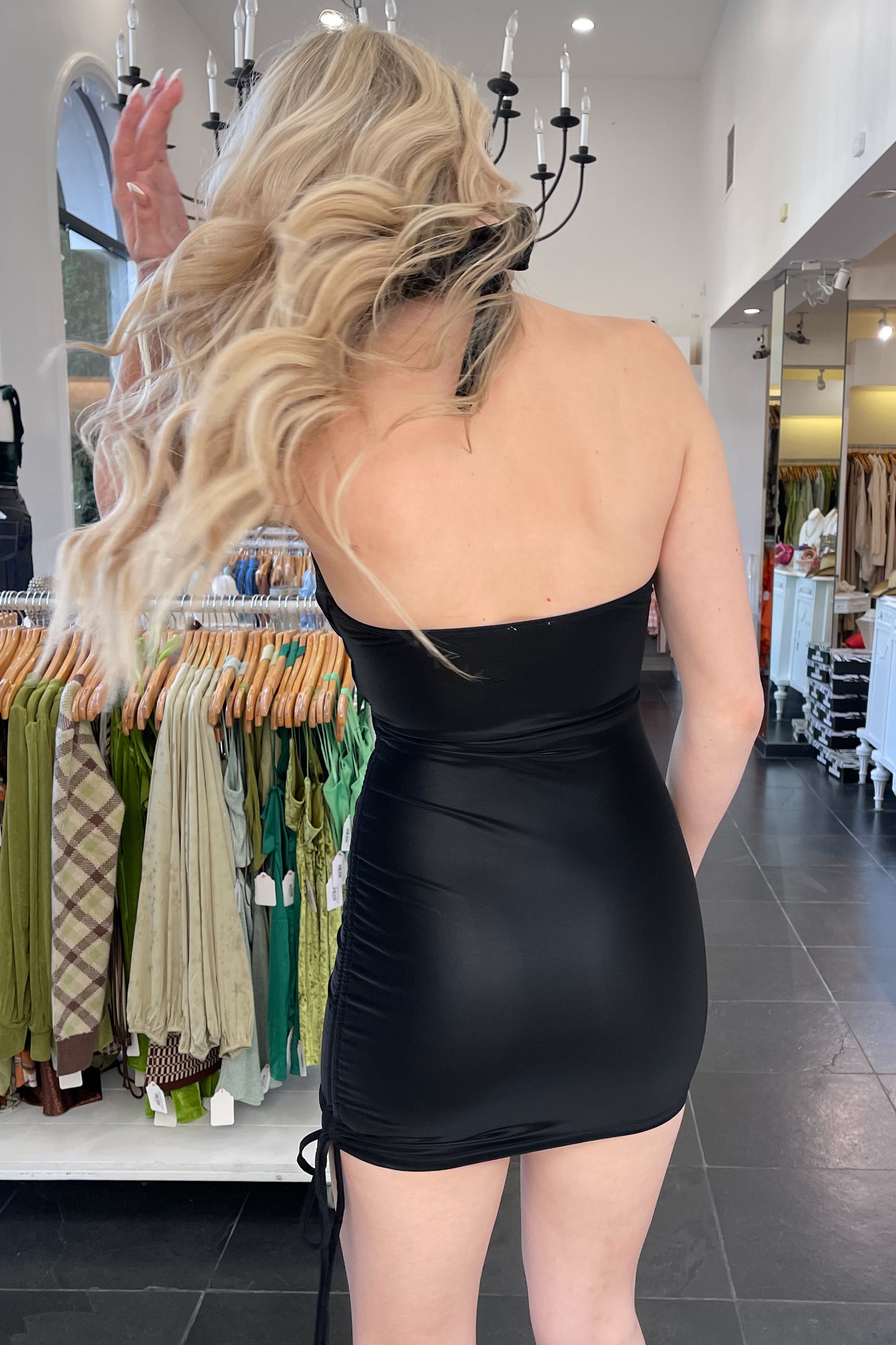 Bond Mini Dress-Black