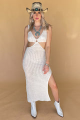 Soak Up The Sun Maxi Dress-Off White