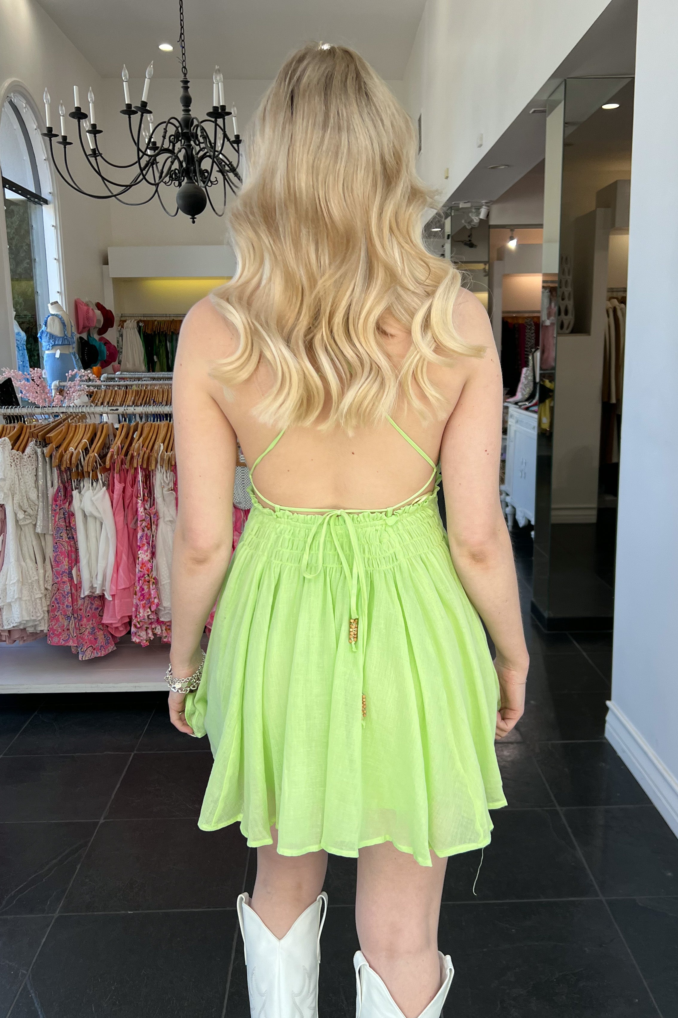 Lime In The Coconut Dress-Lime