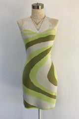 Feel The Vibe Dress-Green