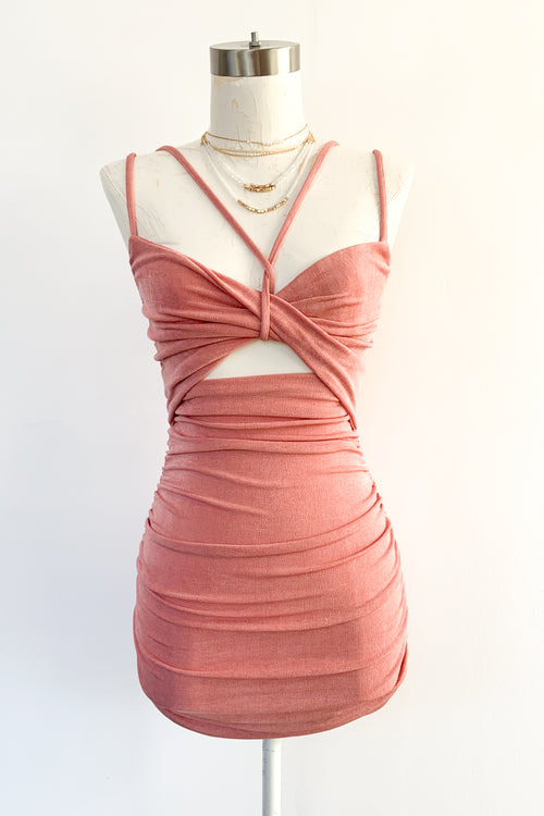 Steinfeld Mini Dress-Rose