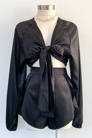 Mariposa Dress Set-Black