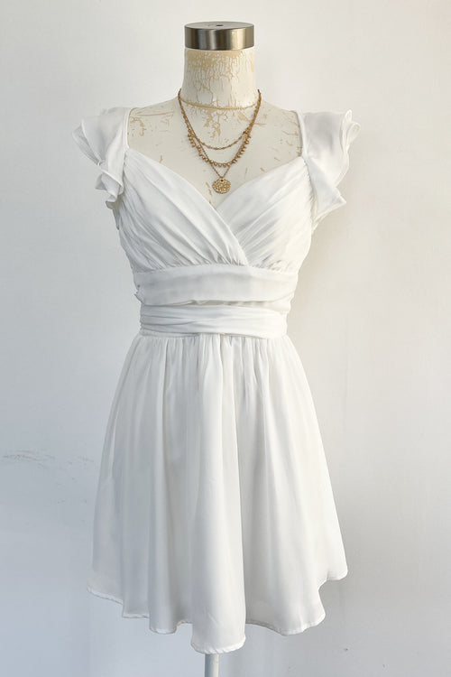 April Dress-White
