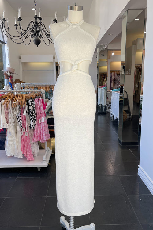 Riviera Maxi Dress-Off White