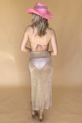 Desert Mirage Skirt-Rose Gold