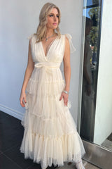 Wedding In Como Dress-Cream