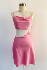 Dream In Color Mini Dress-Pink