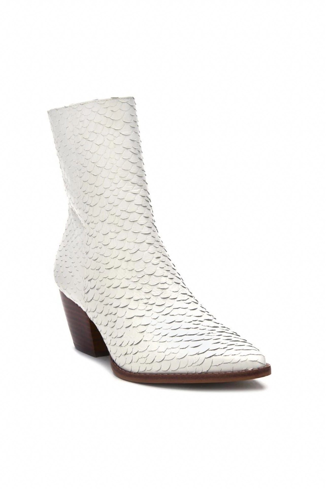 Matisse Caty Ankle Boot-White Snake