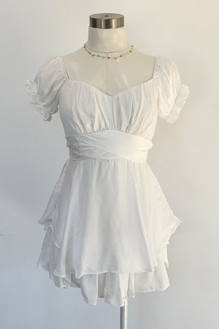 Rosalind Dress-White