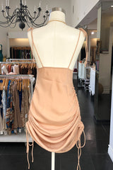 Three Way Dress-Champagne