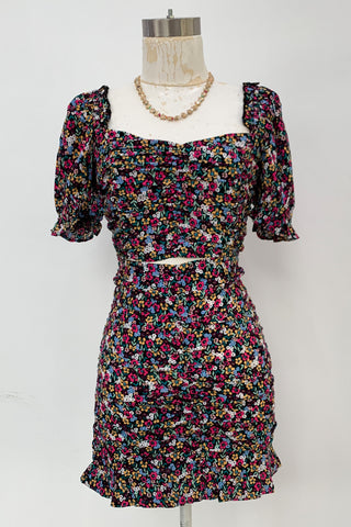 Livorno Sparkle Dress-Turq