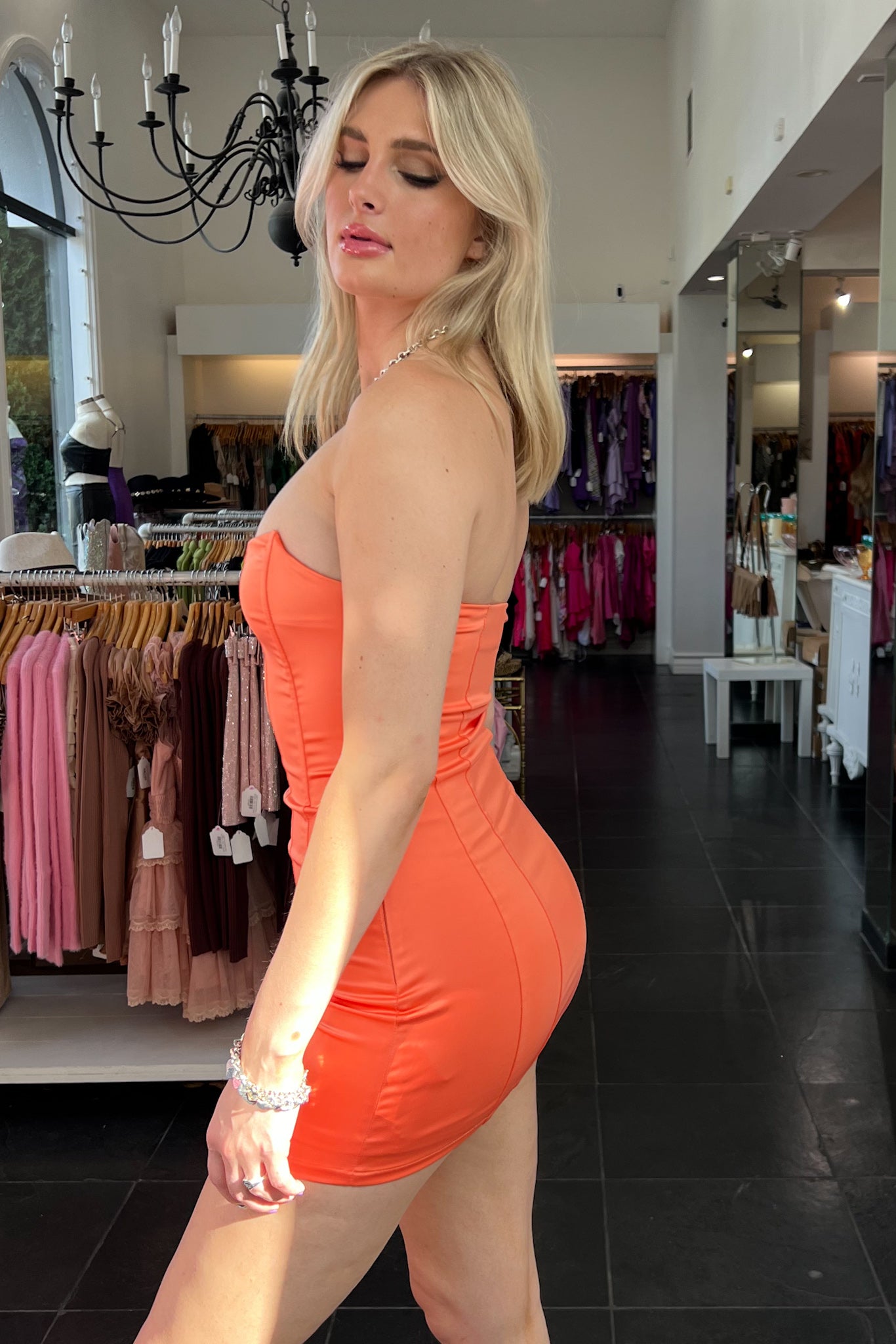 I'm Speechless Dress-Orange