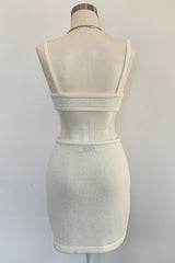 Tulum Mini Dress-Off White