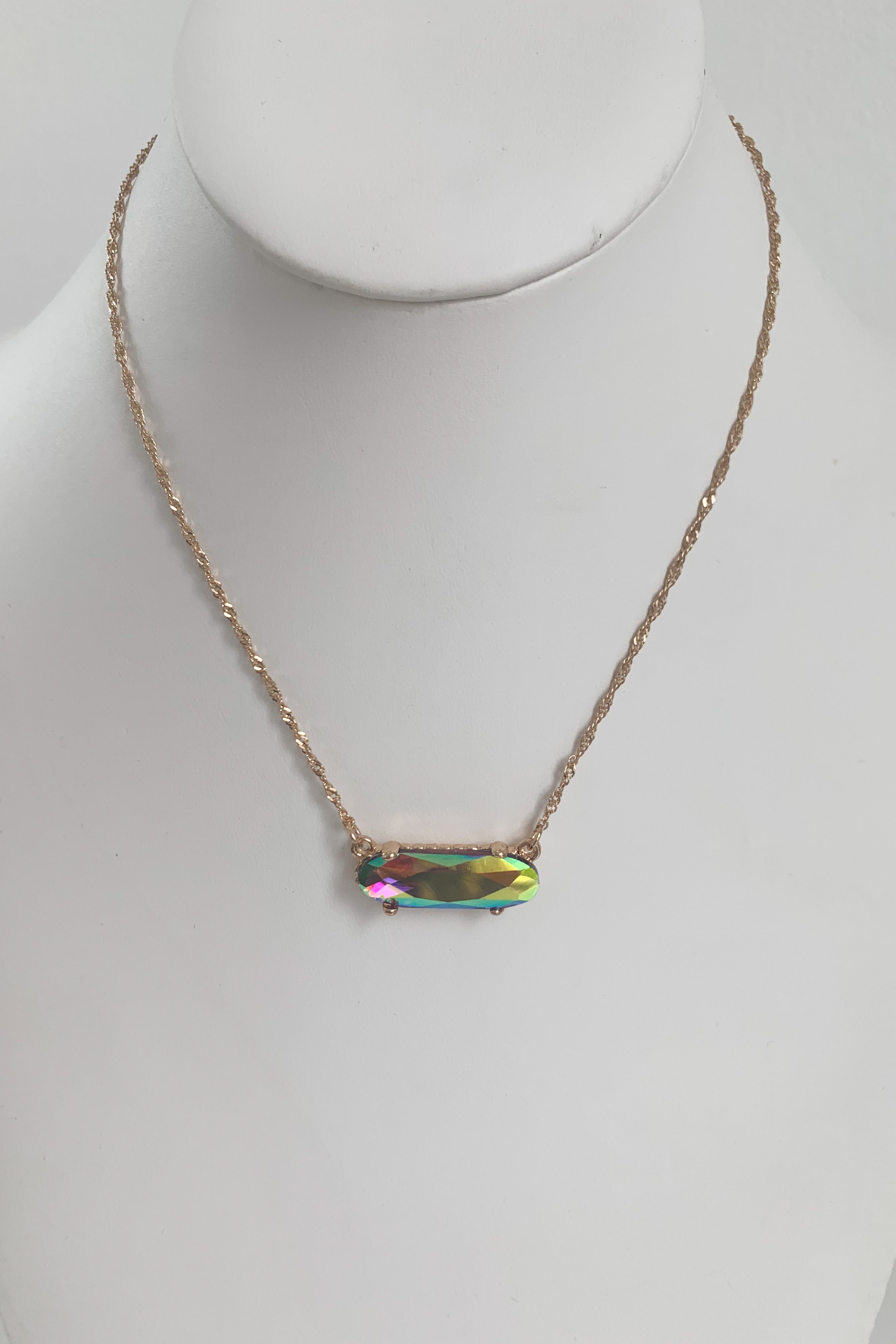 Black Rainbow Necklace