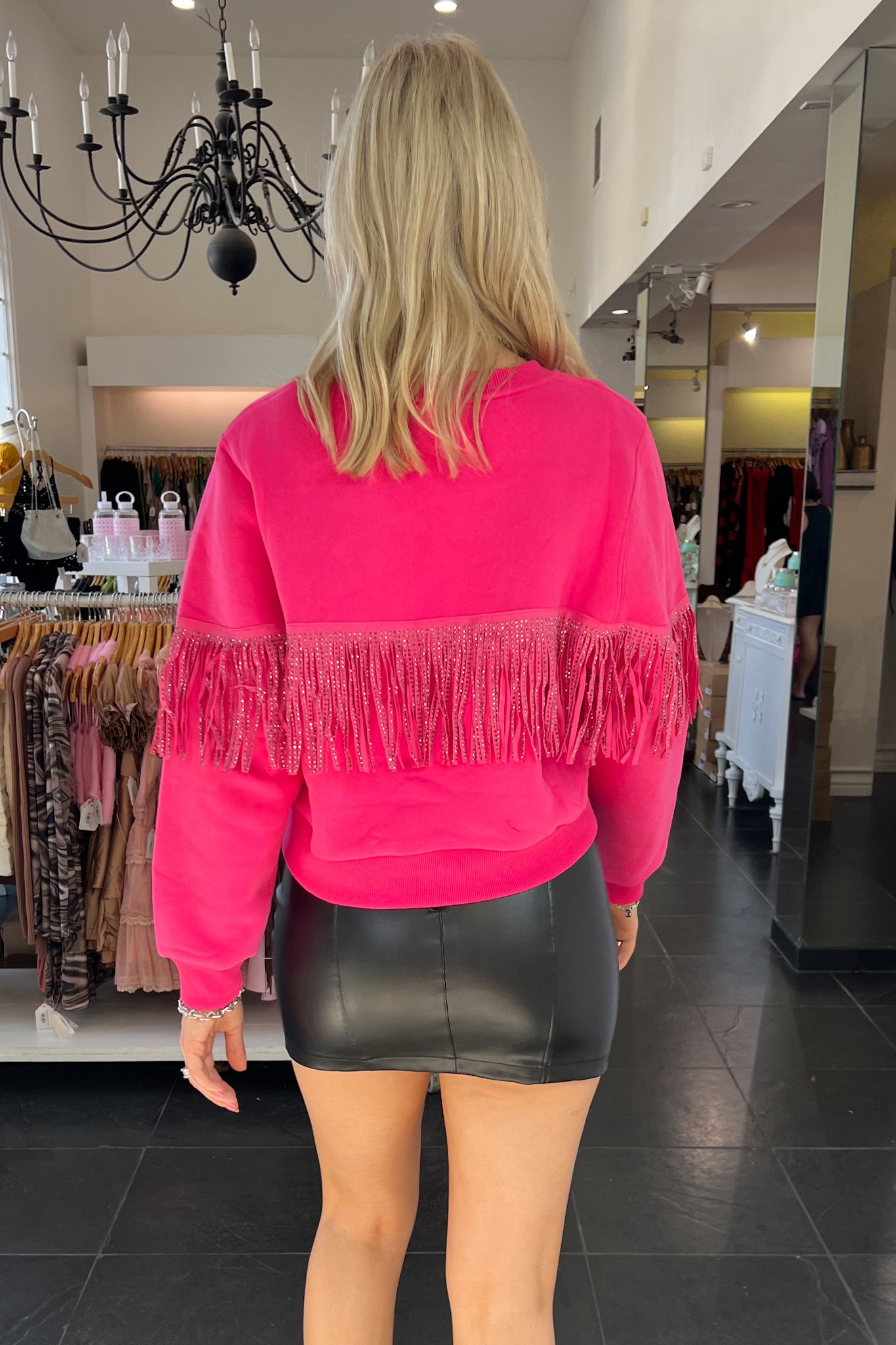 Nashville Sweatshirt-Hot Pink