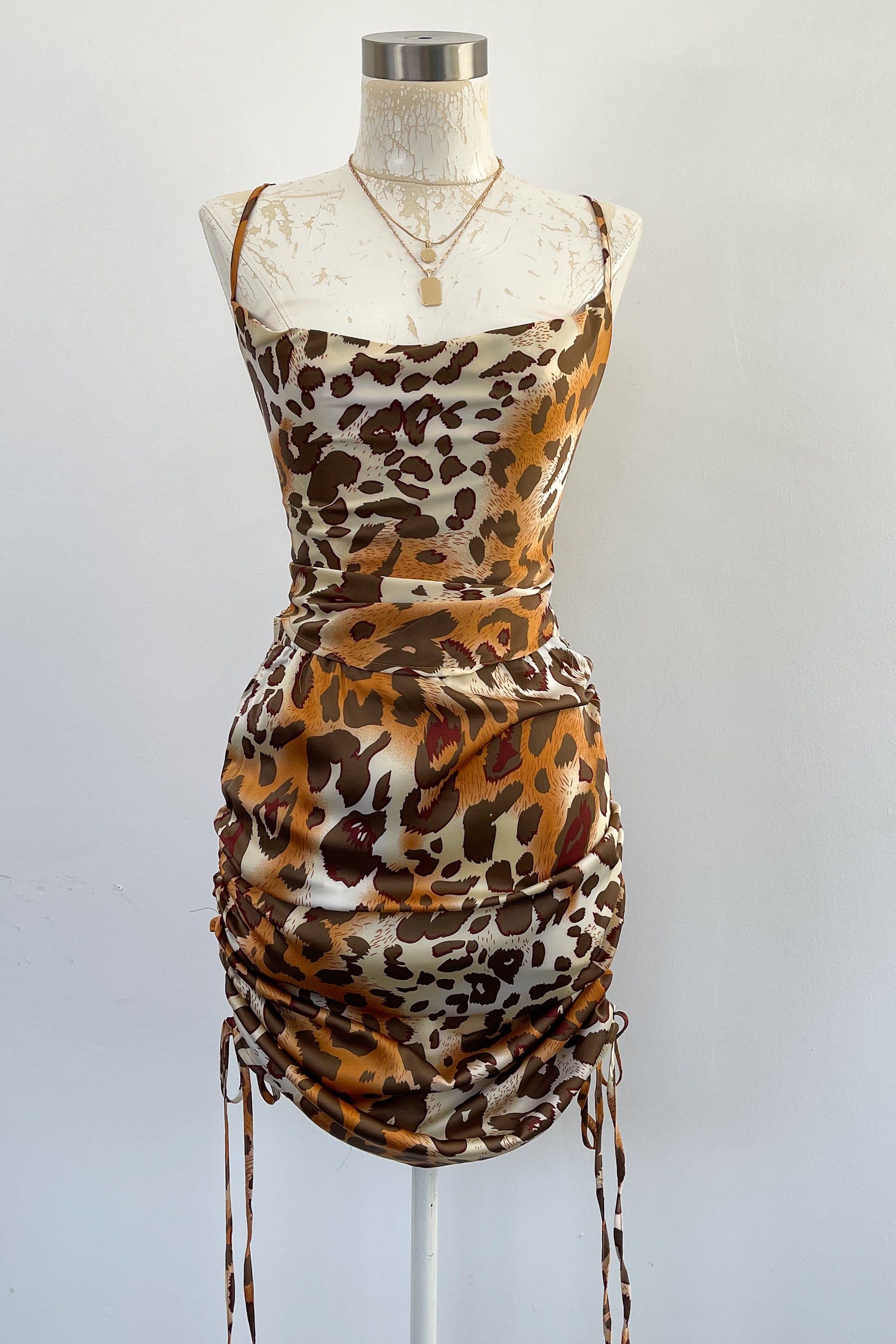 Into The Wild Dress Set-Leopard