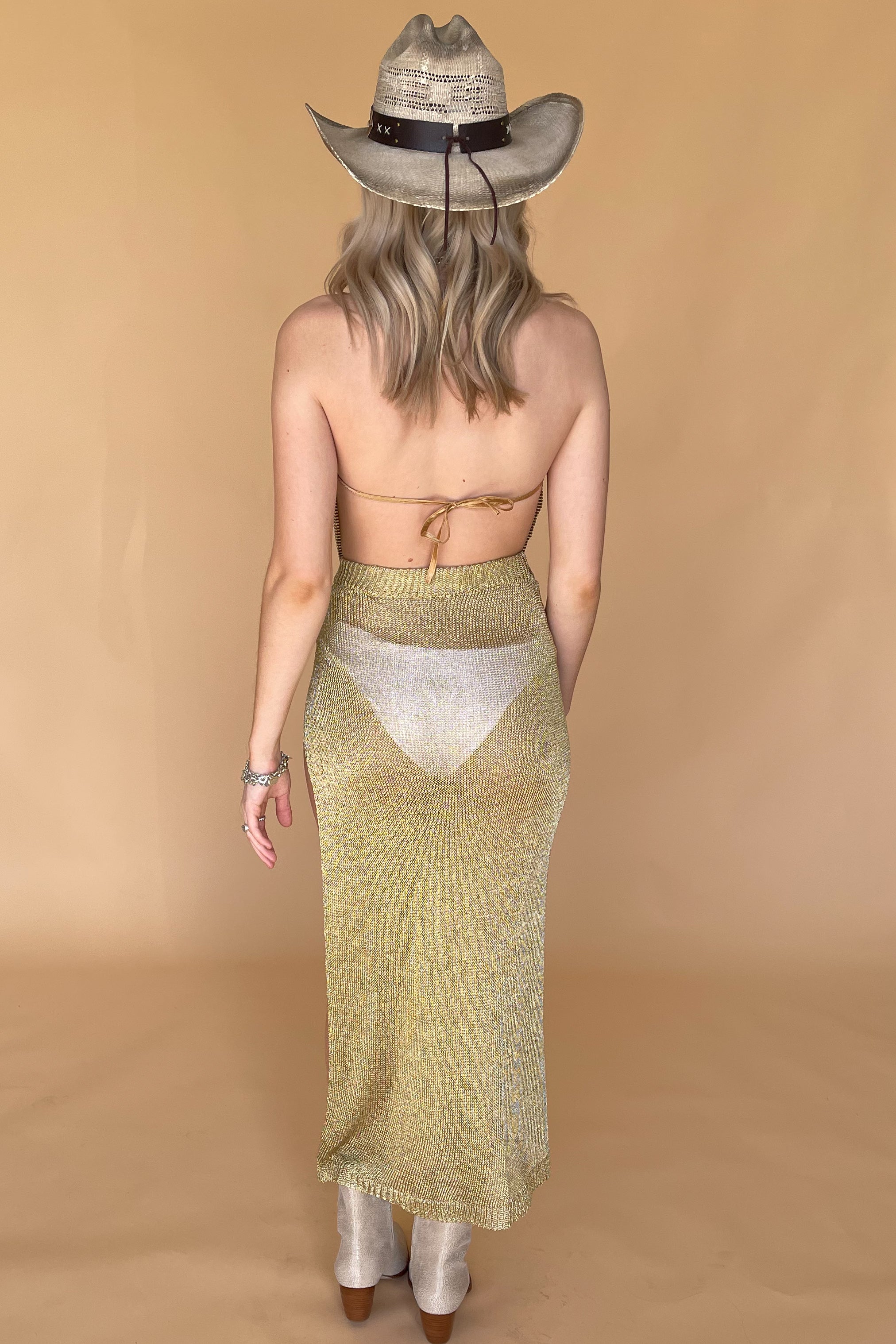 Desert Mirage Skirt-Gold