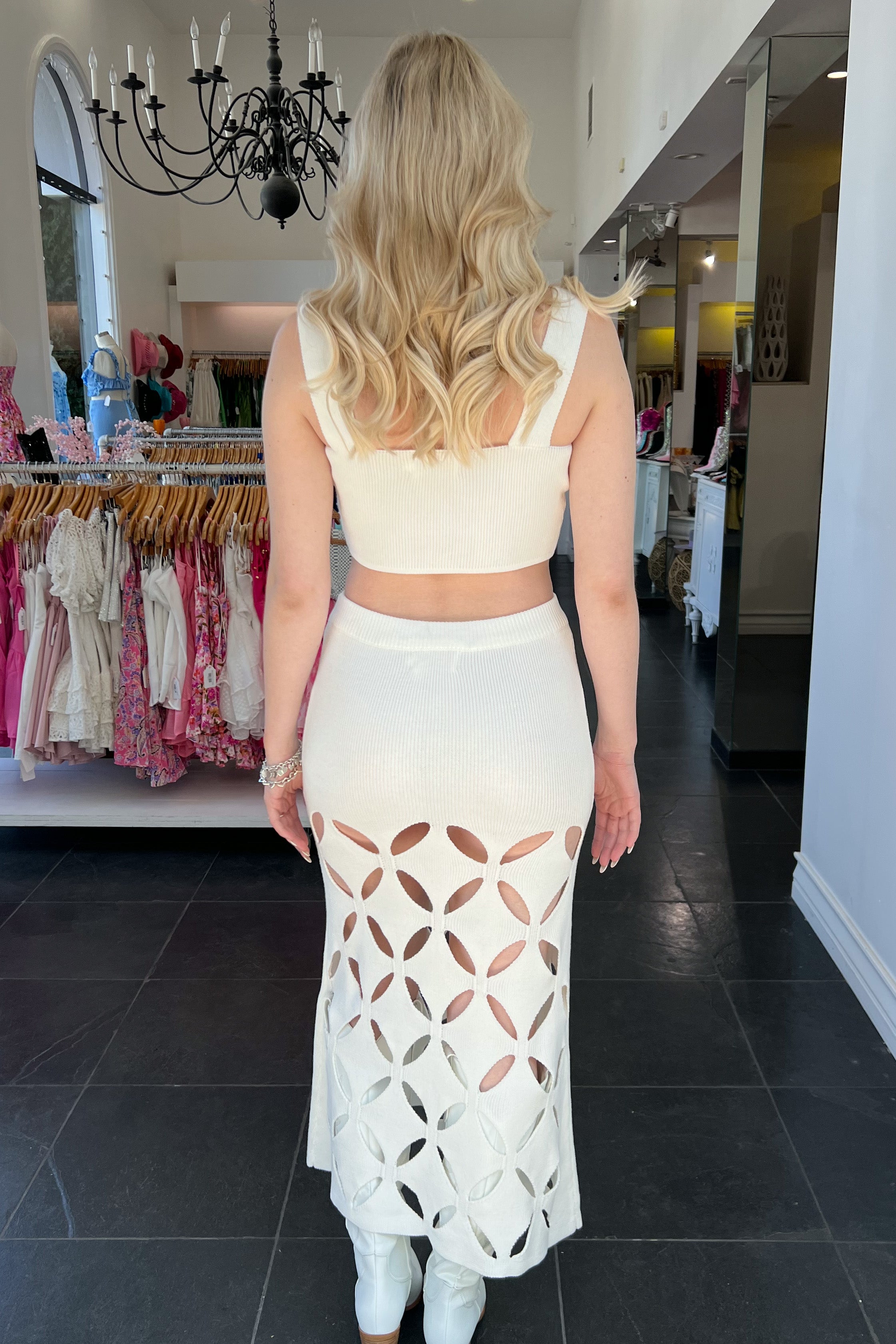Yucatan Maxi Dress Set-Off White