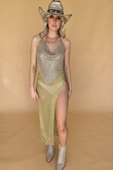 Desert Mirage Skirt-Gold