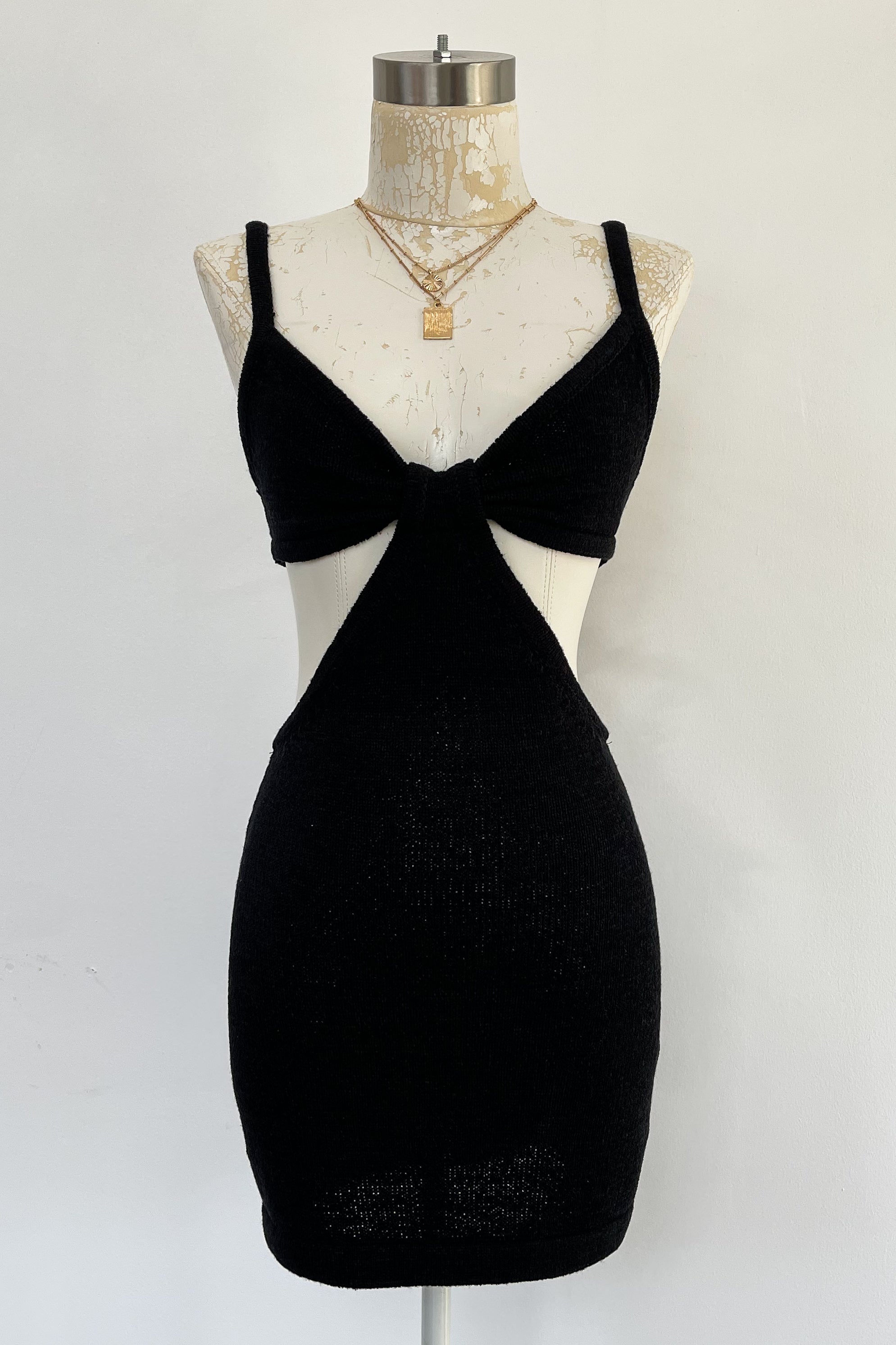 Tulum Mini Dress-Black