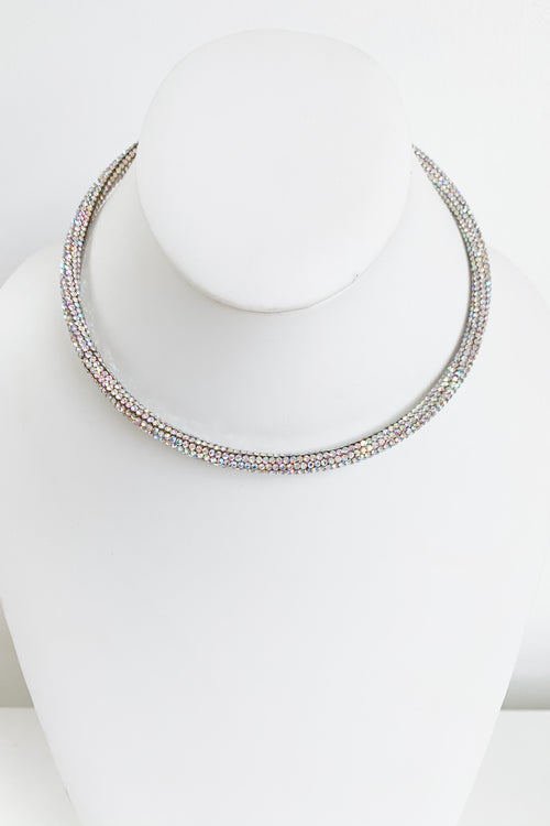 Mirage Necklace-Iridescent Crystal