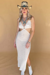 Soak Up The Sun Maxi Dress-Off White