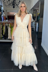Wedding In Como Dress-Cream
