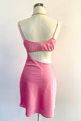 Dream In Color Mini Dress-Pink