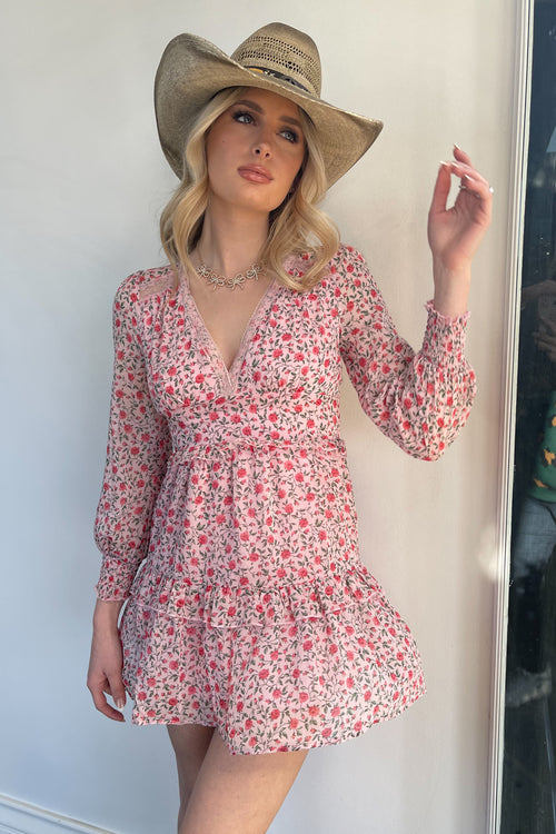 Love In Nashville Dress-Rose Pink