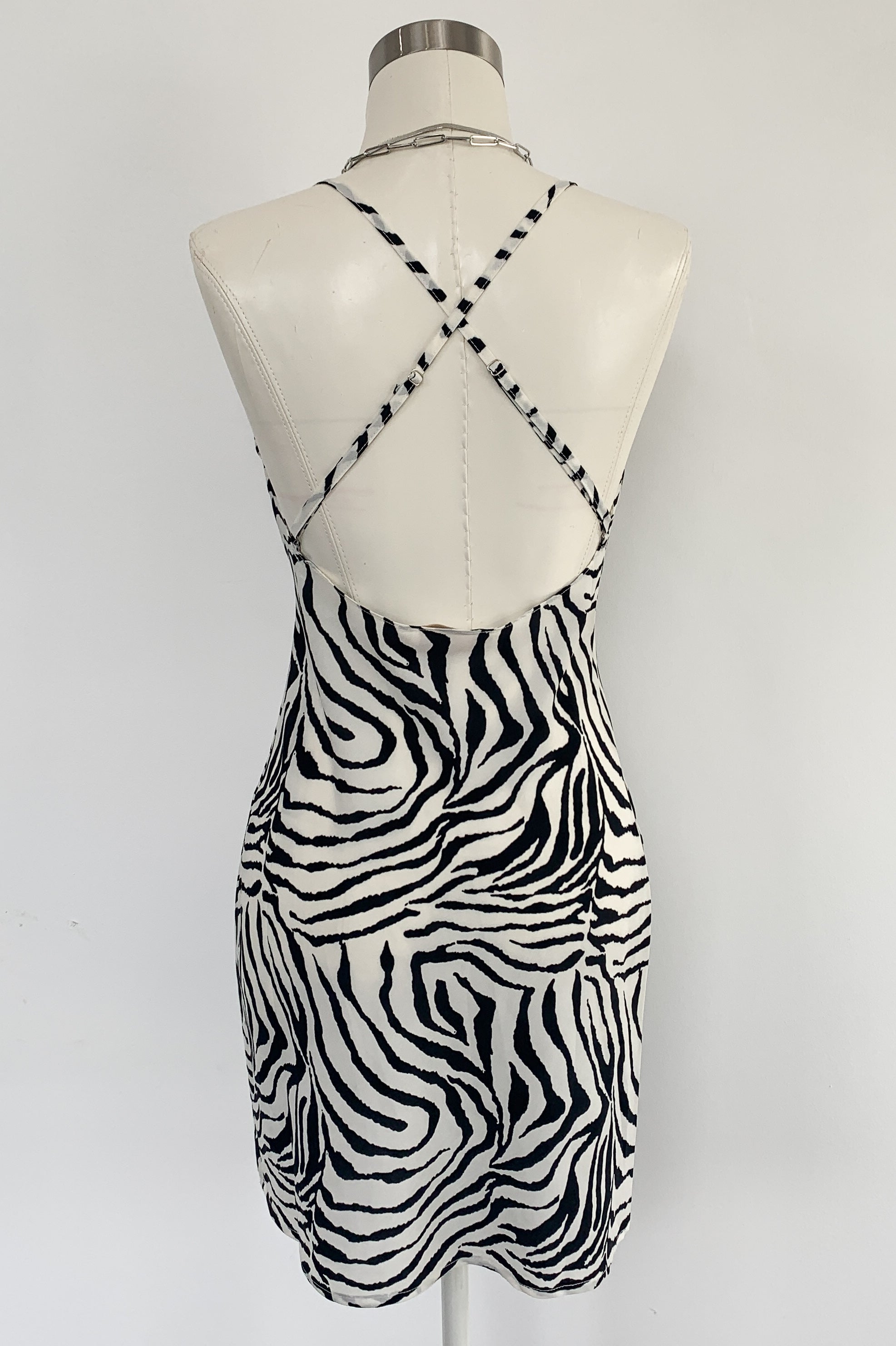 Wild Time Dress-Zebra