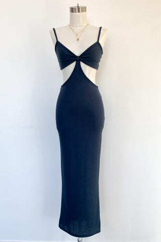 Fancy Like That Dress-Black + White
