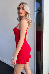 One For Me Dress-Red