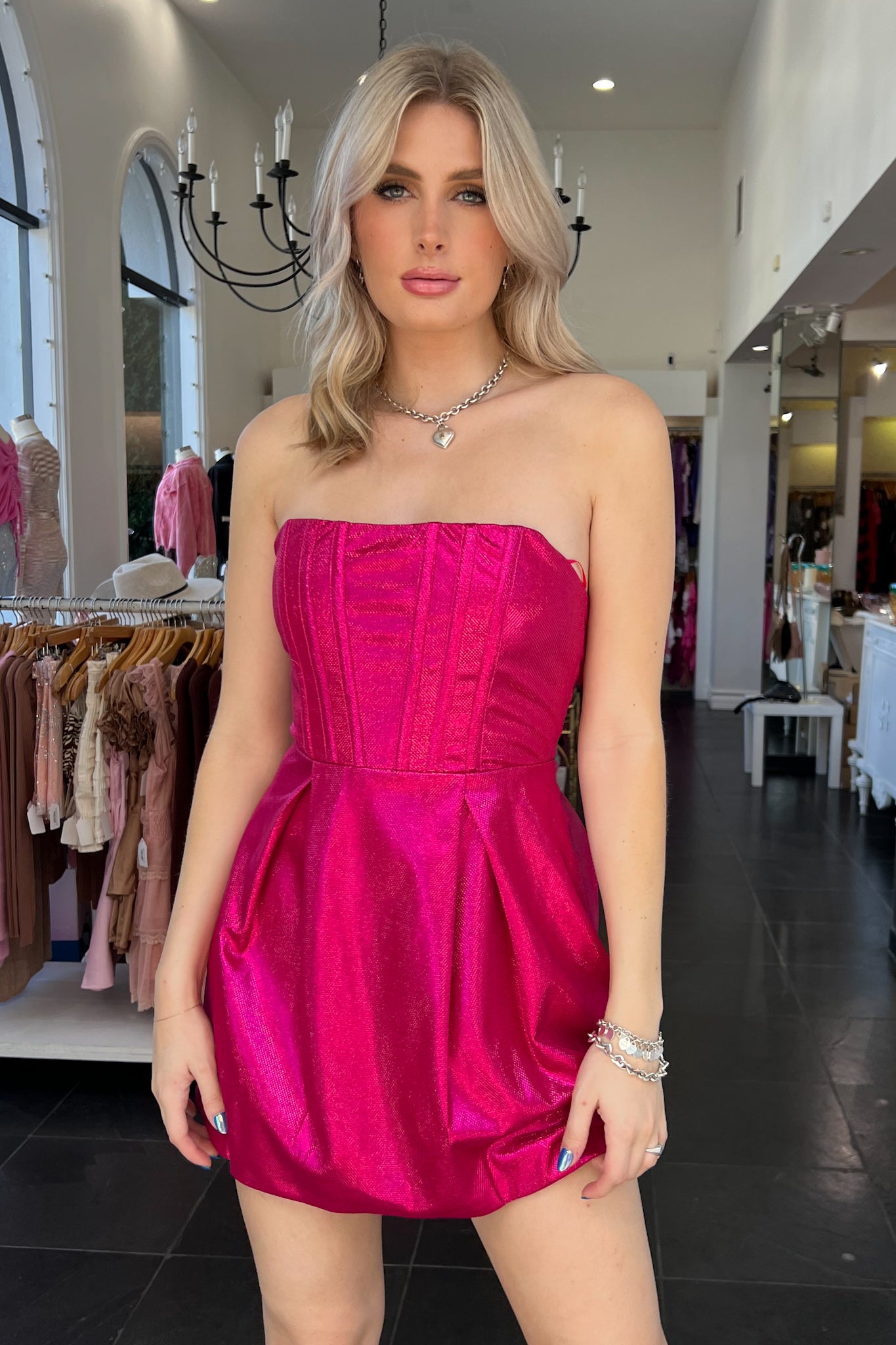 Picture Of You Dress-Fuchsia