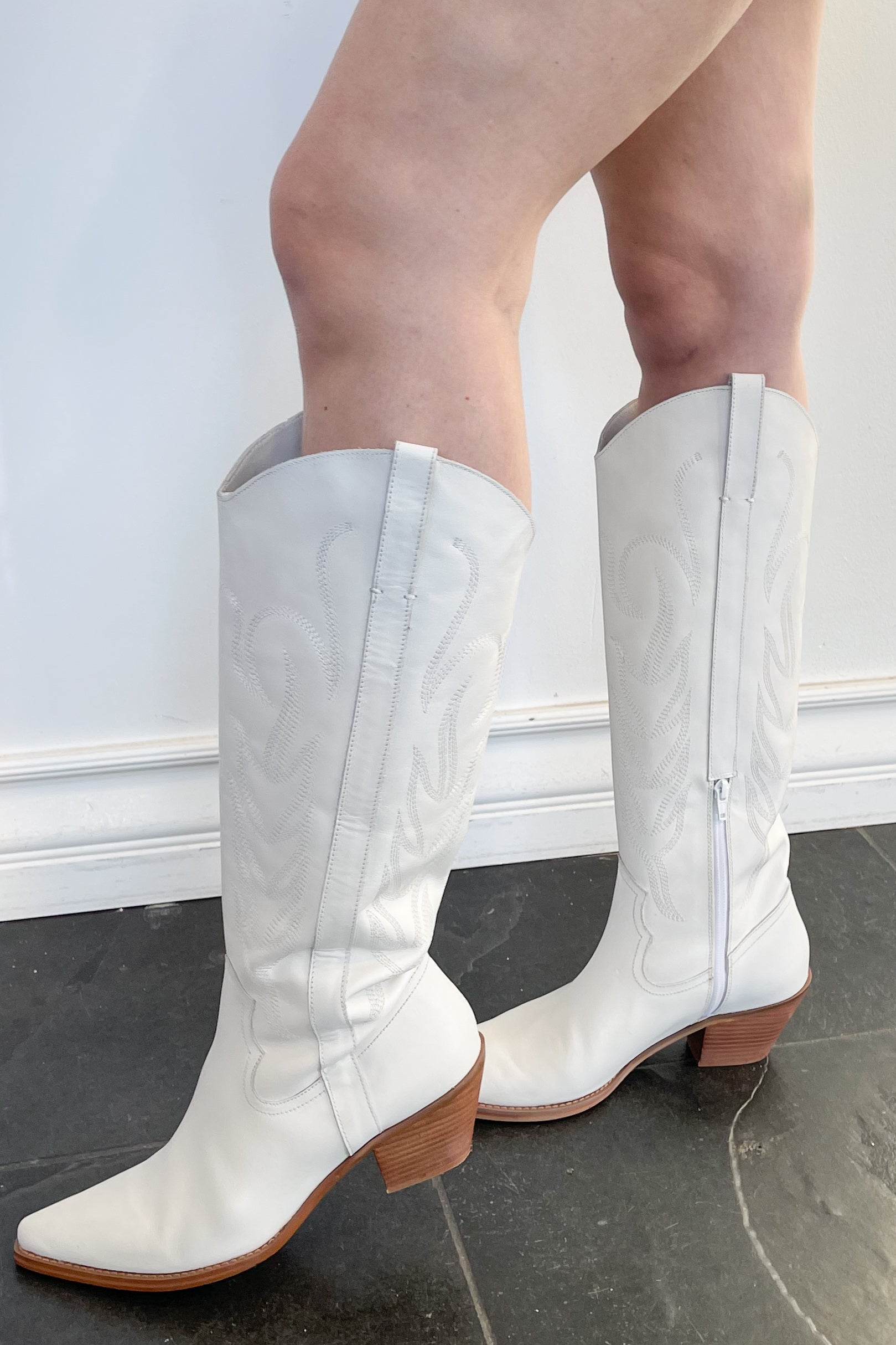 Matisse Agency Western Boot-White