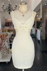 Tulum Mini Dress-Off White