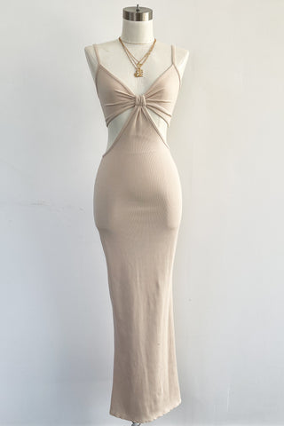 Wife Of The Party Dress-Cream