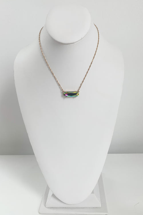 Black Rainbow Necklace