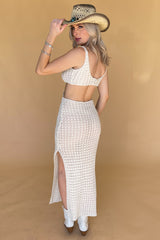 Soak Up The Sun Maxi Dress-Off White
