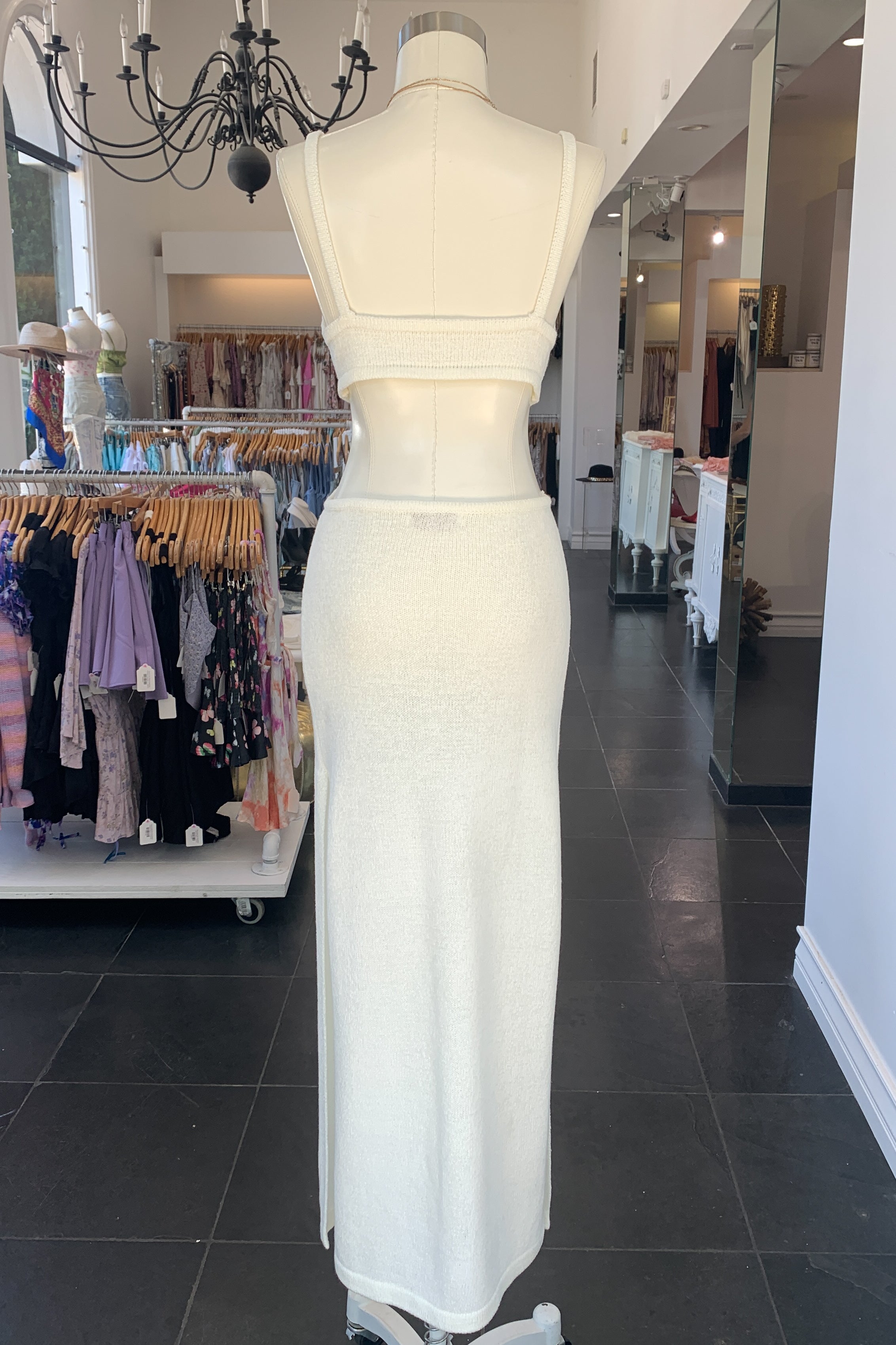 Tulum Maxi Dress-Off White