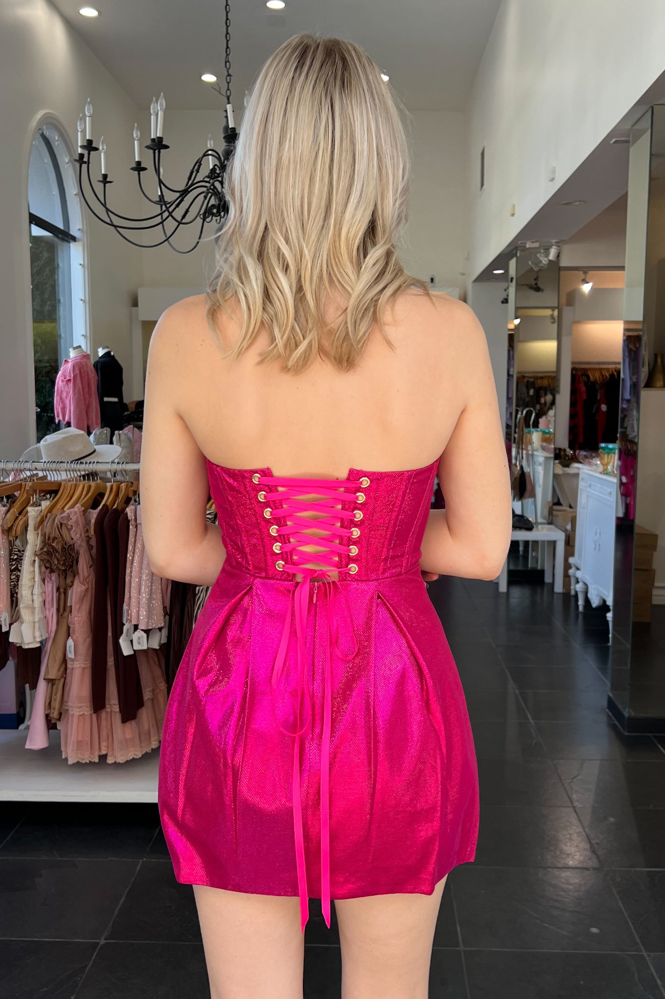 Picture Of You Dress-Fuchsia