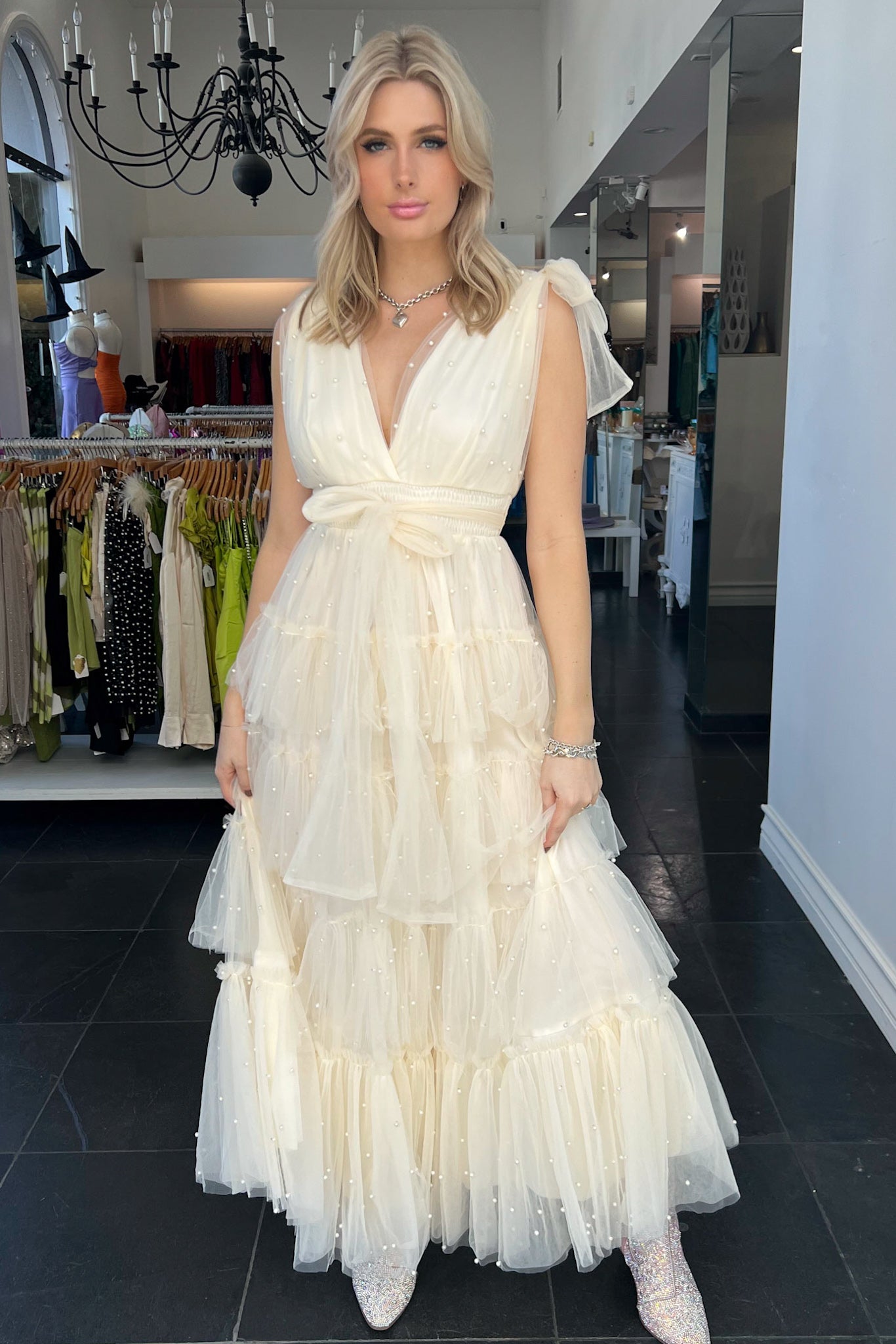 Wedding In Como Dress-Cream – Love Lola