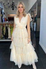 Wedding In Como Dress-Cream