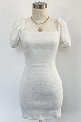 Rosalind Dress-White