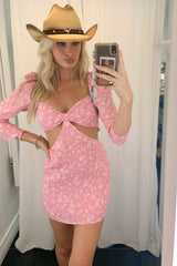Shape Of You Dress-Pink