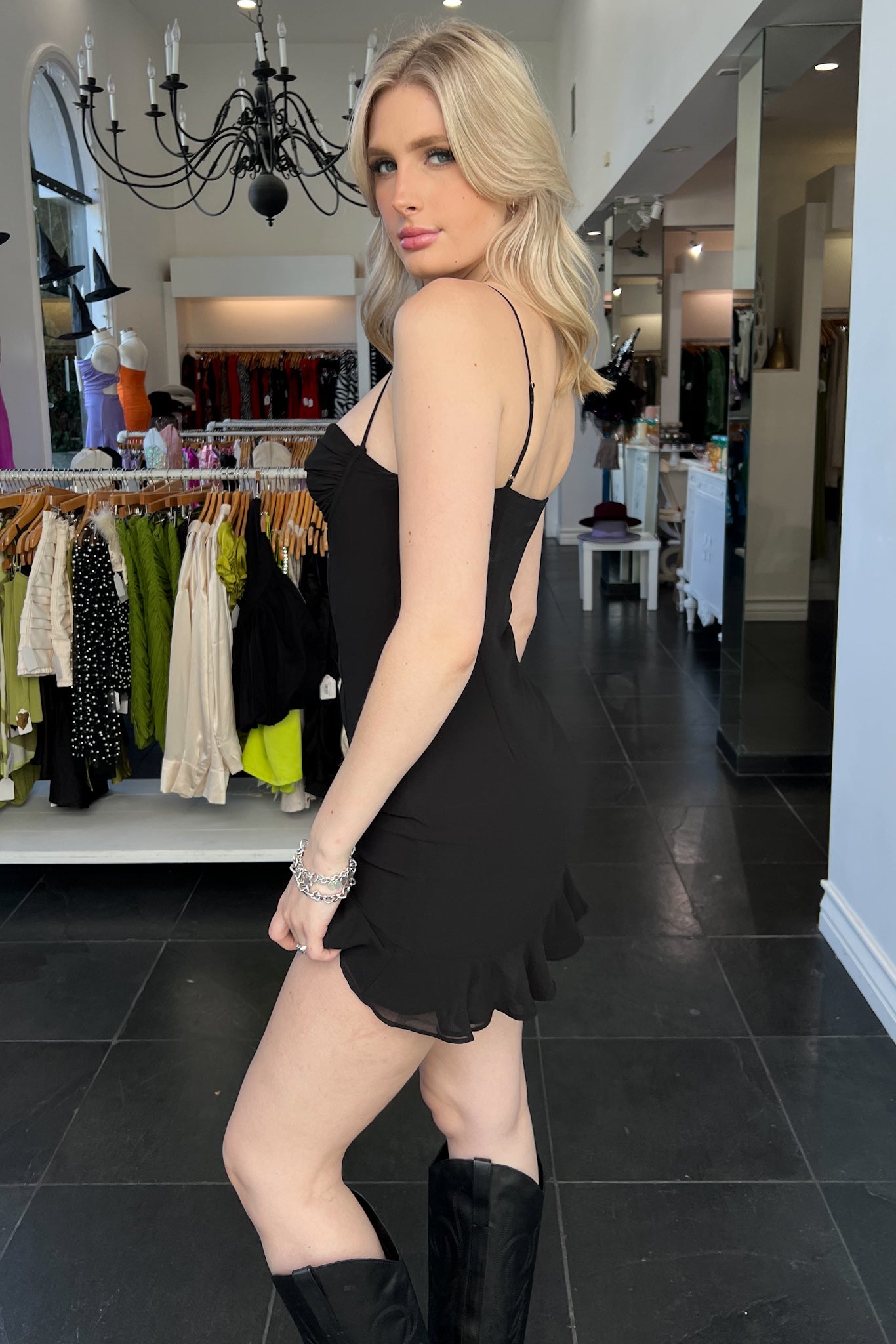 One For Me Dress-Black