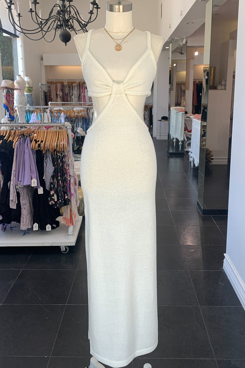 Tulum Maxi Dress-Off White