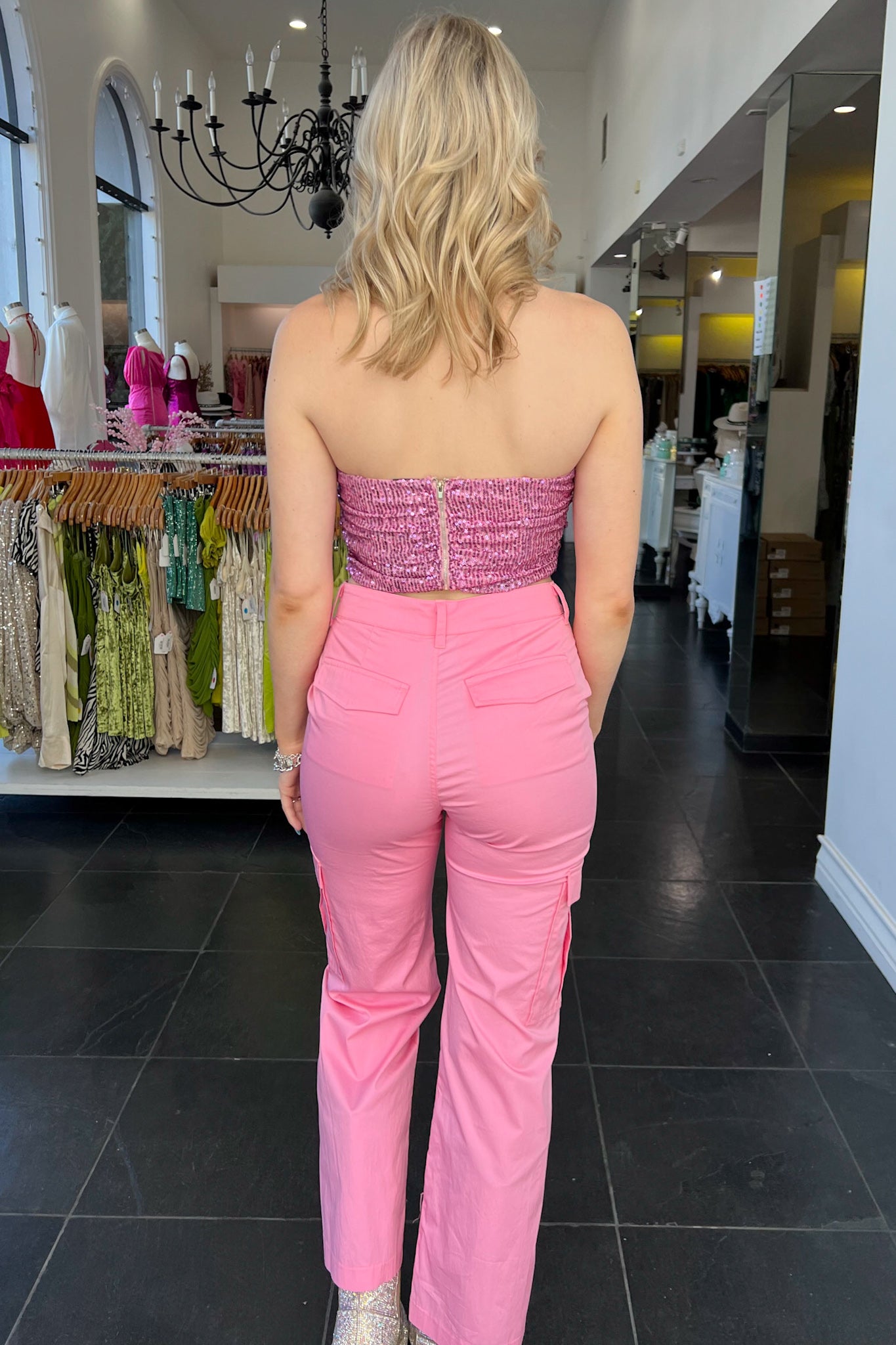 Electric Love Top-Pink