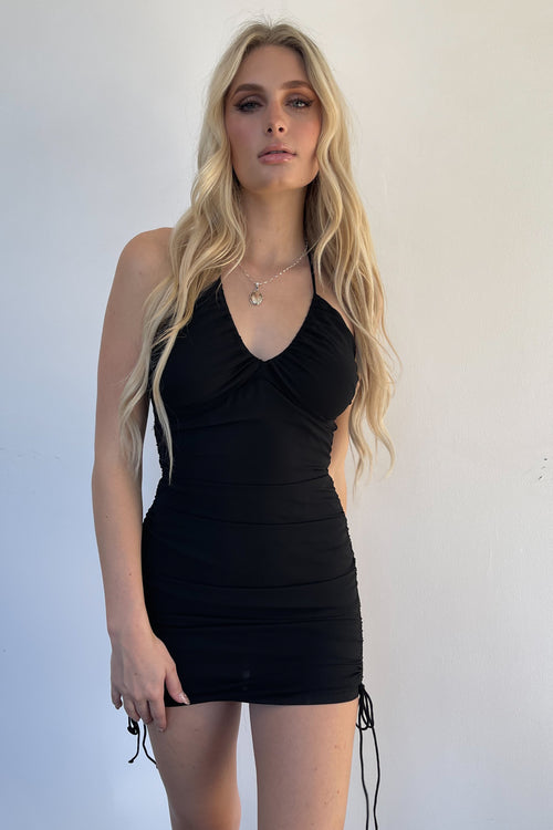 Baraz Mini Dress-Black